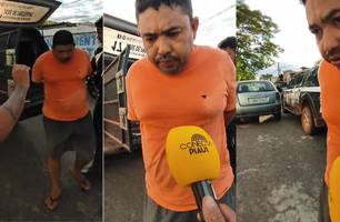 'Sou inocente, tava rezando' diz homem preso em igreja de União (Foto: Conecta Piauí)