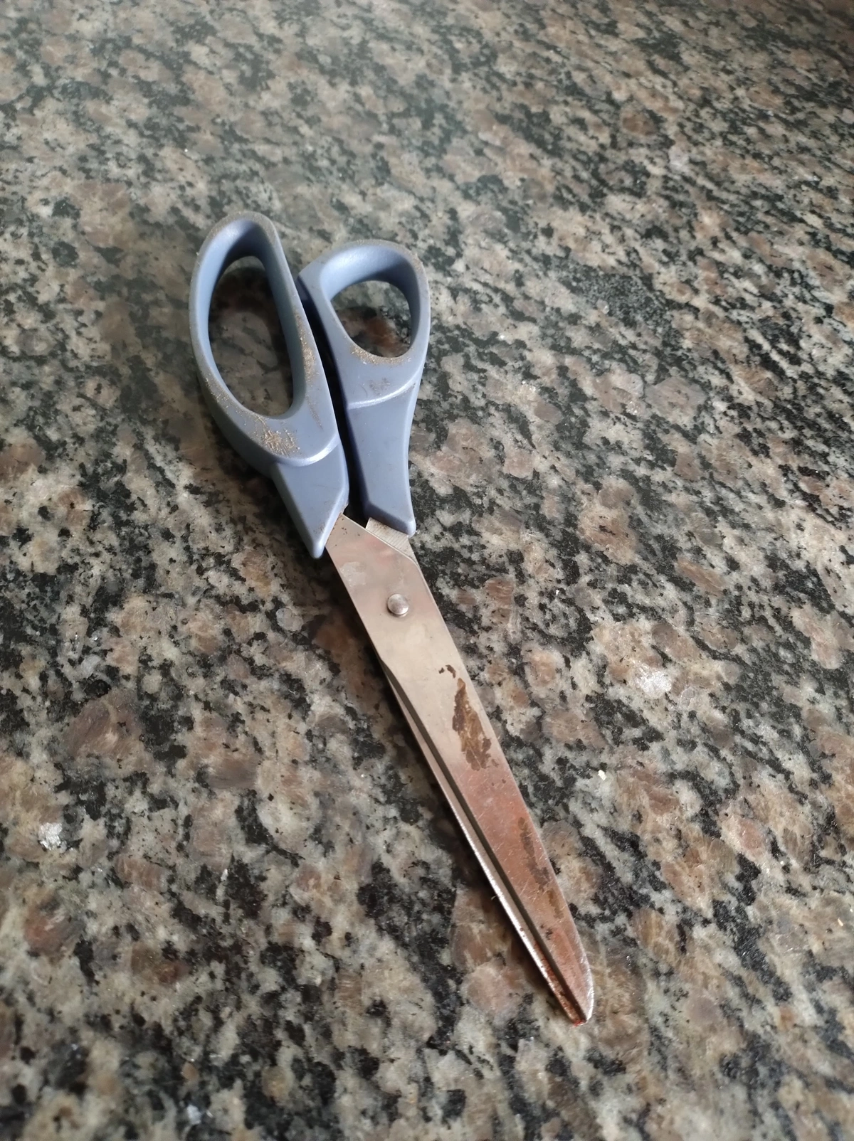 Tesoura usada no crime