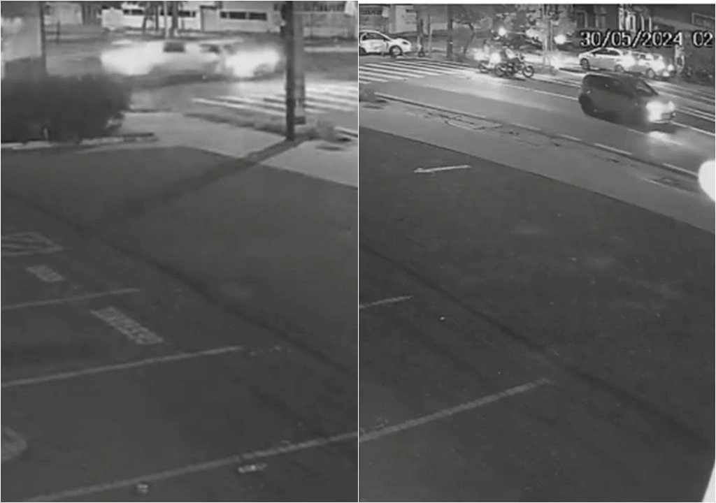 Vídeo flagra bandidos fugindo e causando acidente que matou músico