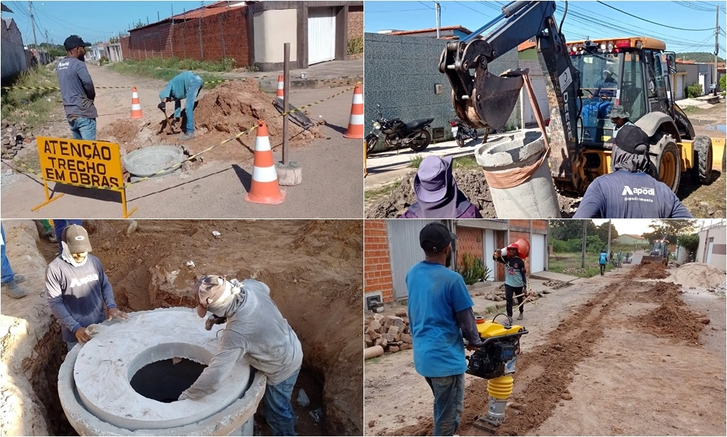 Agespisa amplia esgotamento sanitário em União