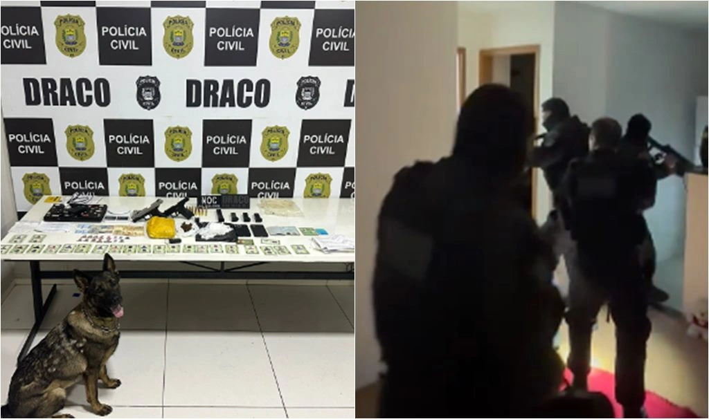 Apartamentos usados como depósitos de drogas são alvos de operação em Teresina