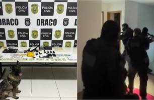 Apartamentos usados como depósitos de drogas são alvos de operação em Teresina (Foto: Reprodução) Apartamentos usados como depósitos de drogas são alvos de operação em Teresina (Foto: Reprodução)