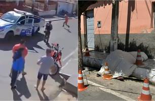 Assaltante é morto após atacar PM com foice no Piauí (Foto: Reprodução) Assaltante é morto após atacar PM com foice no Piauí (Foto: Reprodução)