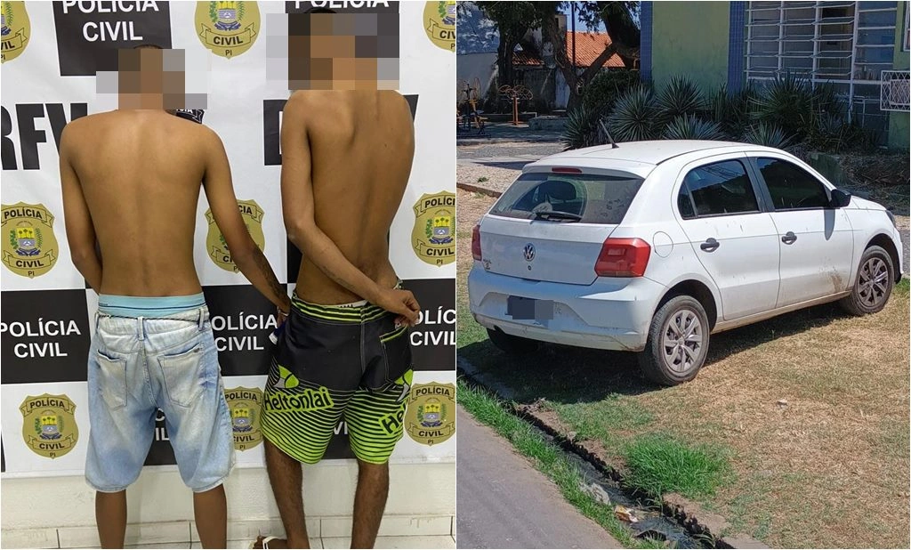 Dupla é presa em Teresina
