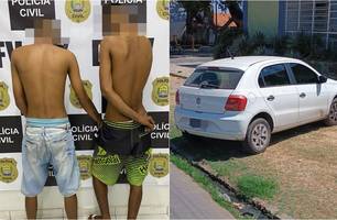 Dupla é presa em Teresina (Foto: Reprodução) Dupla é presa em Teresina (Foto: Reprodução)