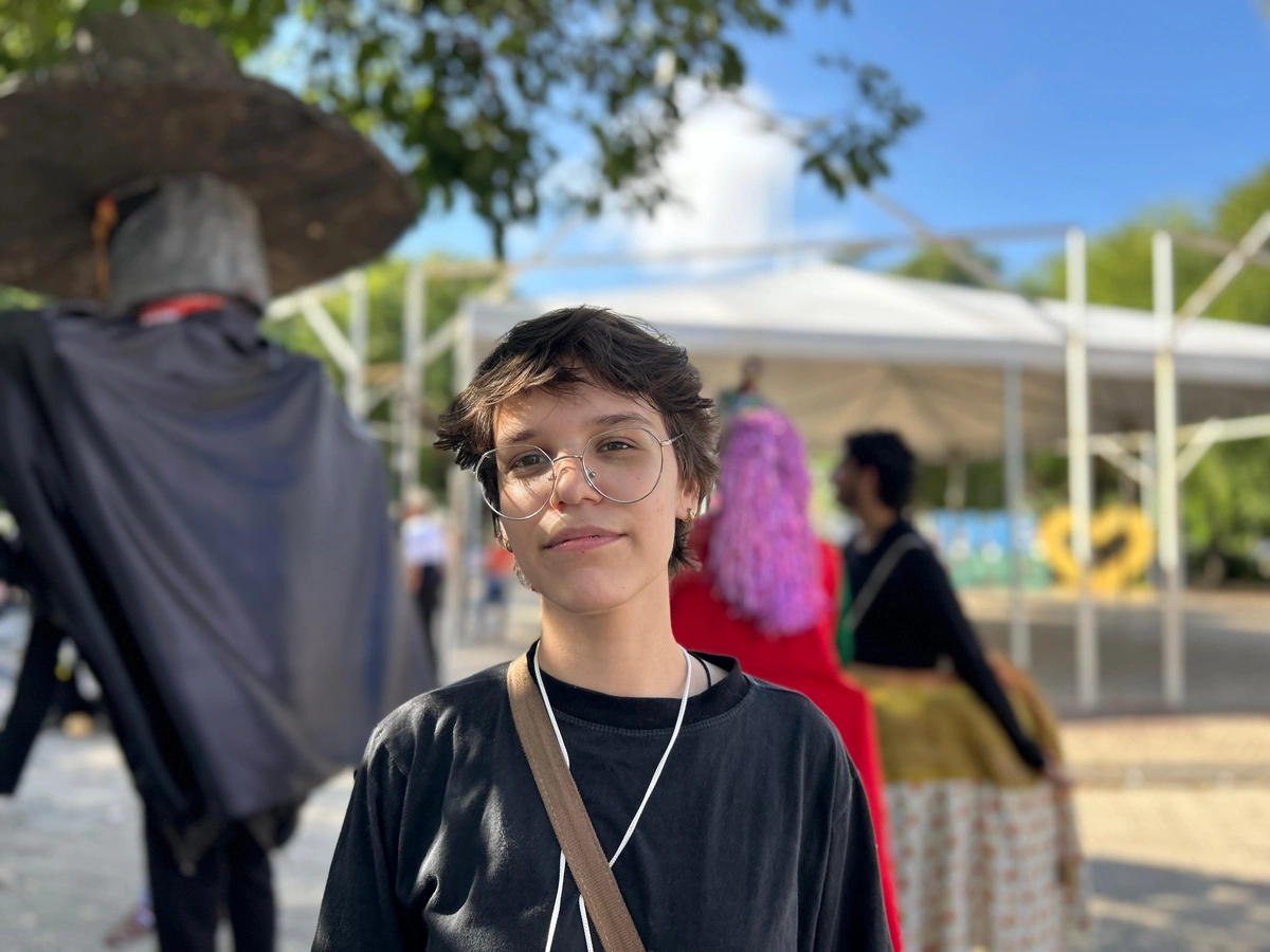 Estudante do curso de Artes Visuais da UFPI, Maria Alice