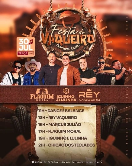 Festa do Vaqueiro de Demerval Lobão será nesta terça (30); veja a programação