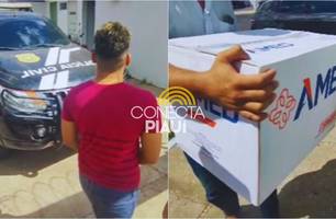Filho de empresário é preso na zona Norte de Teresina (Foto: Conecta Piauí) Filho de empresário é preso na zona Norte de Teresina (Foto: Conecta Piauí)
