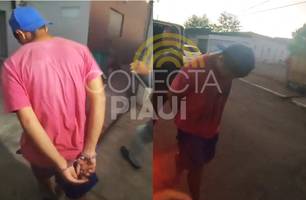 Fugitivo do sistema prisional é recapturado no centro de União (Foto: Repórter 12/Conecta Piauí) Fugitivo do sistema prisional é recapturado no centro de União (Foto: Repórter 12/Conecta Piauí)