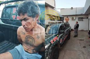Homem é preso após tentar roubar comércio e lutar com proprietário em Teresina (Foto: Repórter 12/Conecta Piauí) Homem é preso após tentar roubar comércio e lutar com proprietário em Teresina (Foto: Repórter 12/Conecta Piauí)