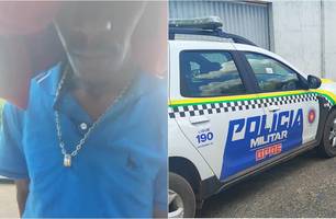 Homem é preso com moto roubada e sem placa (Foto: Reprodução) Homem é preso com moto roubada e sem placa (Foto: Reprodução)