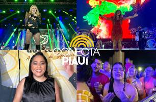 Joelma, Elba Ramalho e Raquel dos teclados embalaram a última noite do Folguedos (Foto: Conecta Piauí) Joelma, Elba Ramalho e Raquel dos teclados embalaram a última noite do Folguedos (Foto: Conecta Piauí)