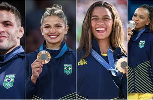 Medalhas do Brasil nas Olimpíadas 2024 (Foto: Reprodução) Medalhas do Brasil nas Olimpíadas 2024 (Foto: Reprodução)