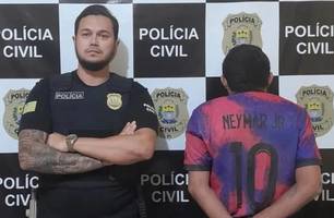 'Pirulito' é preso após praticar delitos contra seu próprio pai no Piauí (Foto: Reprodução) 'Pirulito' é preso após praticar delitos contra seu próprio pai no Piauí (Foto: Reprodução)