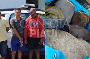 Polícia prende trio envolvido em roubo de animais na saída de União (Foto: Reprodução) Polícia prende trio envolvido em roubo de animais na saída de União (Foto: Reprodução)