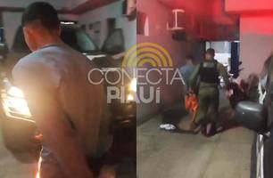 Policial à paisana flagra roubo de celulares e prende criminoso em Teresina (Foto: Repórter 12/Conecta Piauí) Policial à paisana flagra roubo de celulares e prende criminoso em Teresina (Foto: Repórter 12/Conecta Piauí)