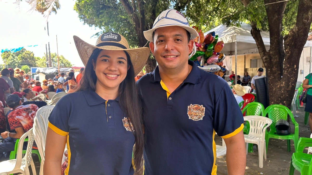 Prefeito e primeira dama de Demerval Lobão - Ricardo Moura e Thalyssandra Magalhães