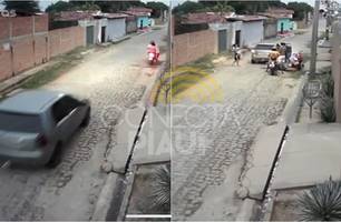 Tentativa de roubo na zona Norte de Teresina (Foto: Reprodução) Tentativa de roubo na zona Norte de Teresina (Foto: Reprodução)