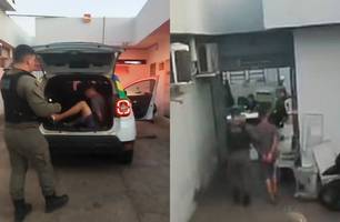 Adolescente que atirou em guarda municipal é apreendido em Teresina (Foto: Repórter 12/Conecta Piauí) Adolescente que atirou em guarda municipal é apreendido em Teresina (Foto: Repórter 12/Conecta Piauí)