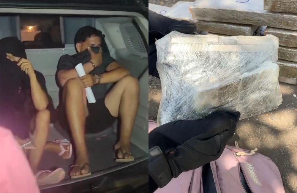 Avó e neto são presos com 42 kg de maconha em trecho da BR-343 em Teresina