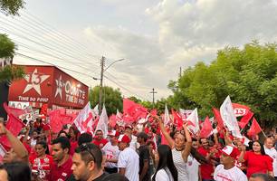 Boa Hora: Rafael Fonteles inaugura comitê do candidato a prefeito Dominguinhos (Foto: Joseph Silva/Conecta Piauí)