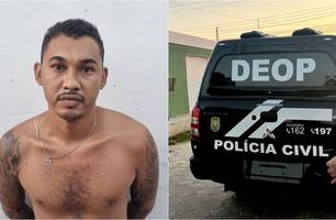 'Boquinha' é preso após tentar matar homem e por tráfico de drogas em Teresina (Foto: Reprodução)