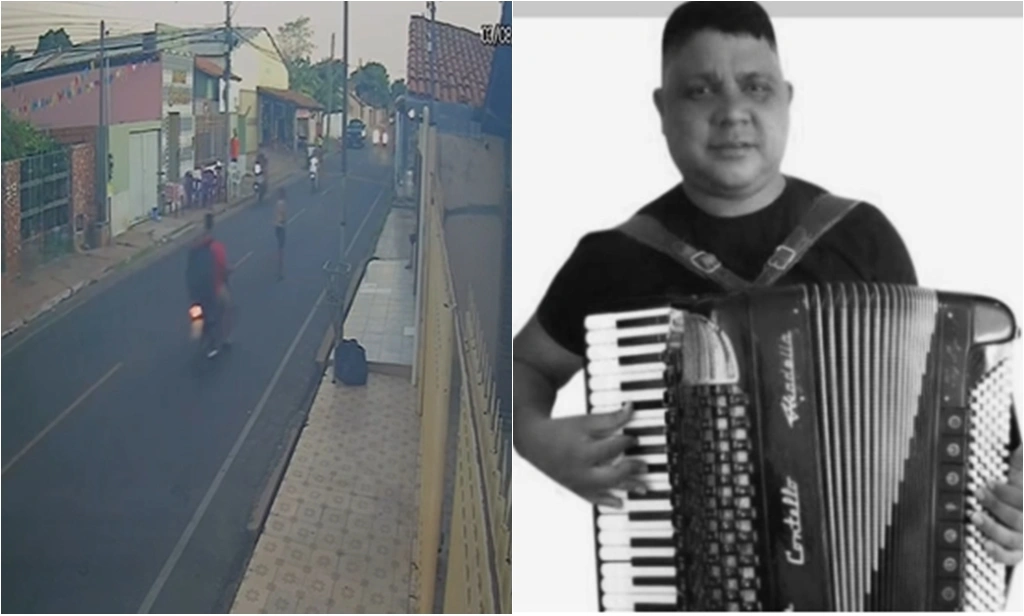 Câmera flagra momento exato de acidente que matou sanfoneiro em Campo Maior