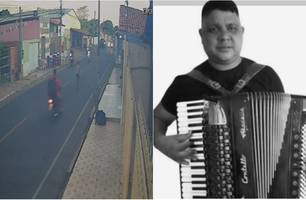 Câmera flagra momento exato de acidente que matou sanfoneiro em Campo Maior (Foto: Reprodução) Câmera flagra momento exato de acidente que matou sanfoneiro em Campo Maior (Foto: Reprodução)