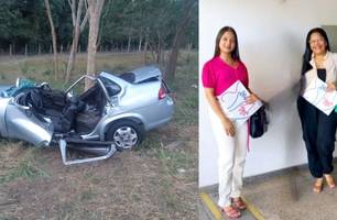 Campomaiorenses sofrem grave acidente de carro na BR-343 (Foto: Reprodução) Campomaiorenses sofrem grave acidente de carro na BR-343 (Foto: Reprodução)