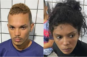 Eduardo Felipe e Maria Letícia foram presos em flagrante (Foto: Reprodução) Eduardo Felipe e Maria Letícia foram presos em flagrante (Foto: Reprodução)