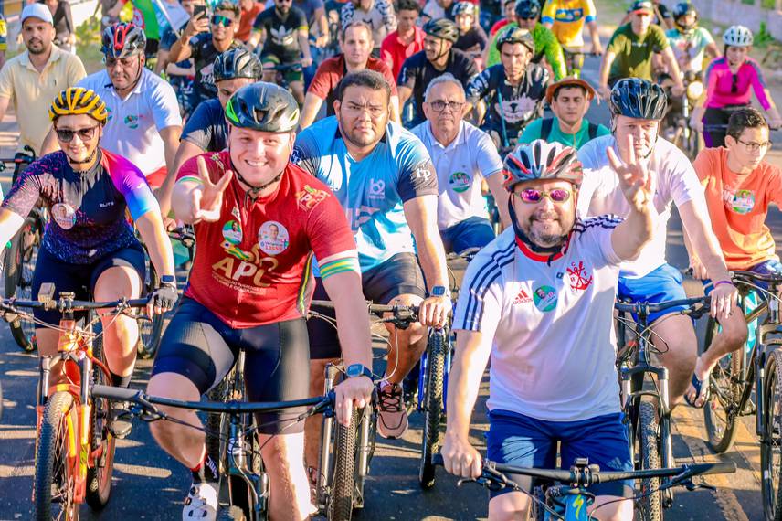 Fábio Novo promove Biciletaço do 13 Fábio Novo promove Biciletaço do 13