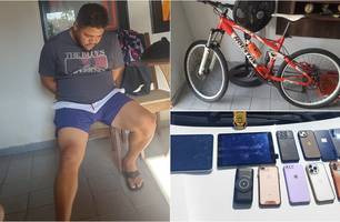 Francisco Viana foi preso por receptação em sua residência no Centro de Teresina (Foto: Reprodução) Francisco Viana foi preso por receptação em sua residência no Centro de Teresina (Foto: Reprodução)