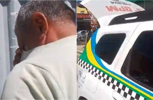 Homem é preso após ameaçar vizinha em Teresina (Foto: Conecta Piauí) Homem é preso após ameaçar vizinha em Teresina (Foto: Conecta Piauí)