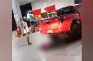 Homem é surpreendido e baleado em posto de combustível na zona Sul de Teresina (Foto: Reprodução) Homem é surpreendido e baleado em posto de combustível na zona Sul de Teresina (Foto: Reprodução)
