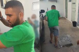 Homem suspeito de tráfico de drogas e roubo é preso na zona Norte de Teresina (Foto: Repórter 12/Conecta Piauí) Homem suspeito de tráfico de drogas e roubo é preso na zona Norte de Teresina (Foto: Repórter 12/Conecta Piauí)