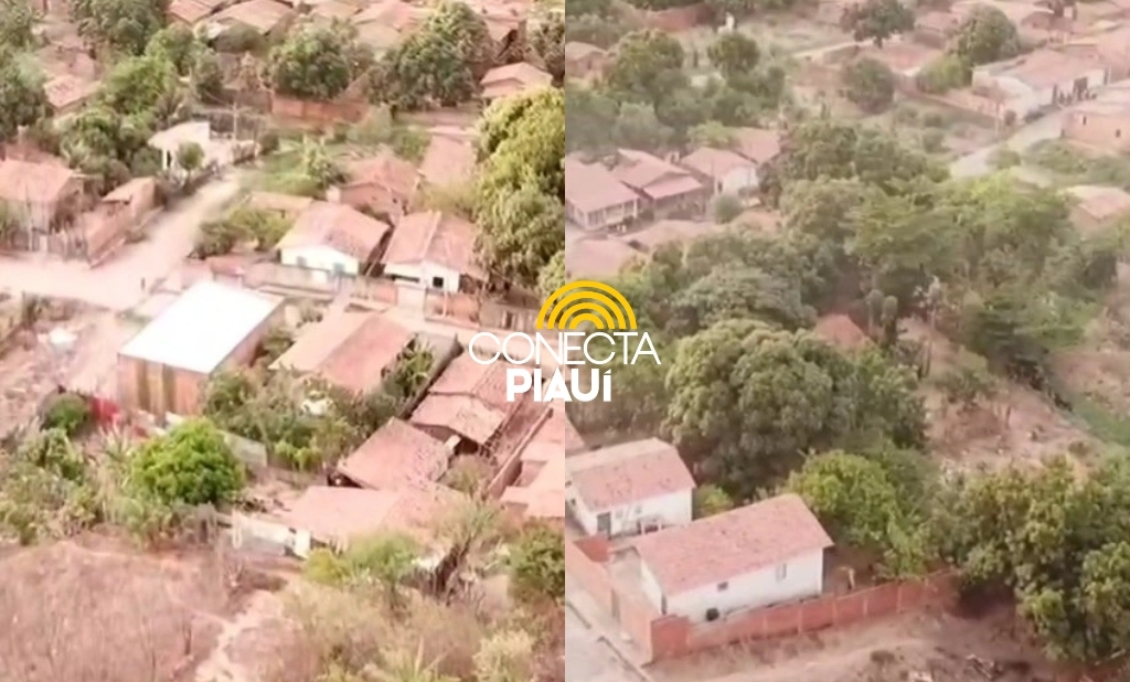 Imagens aéreas do Morro do Cego, zona Sul de Teresina