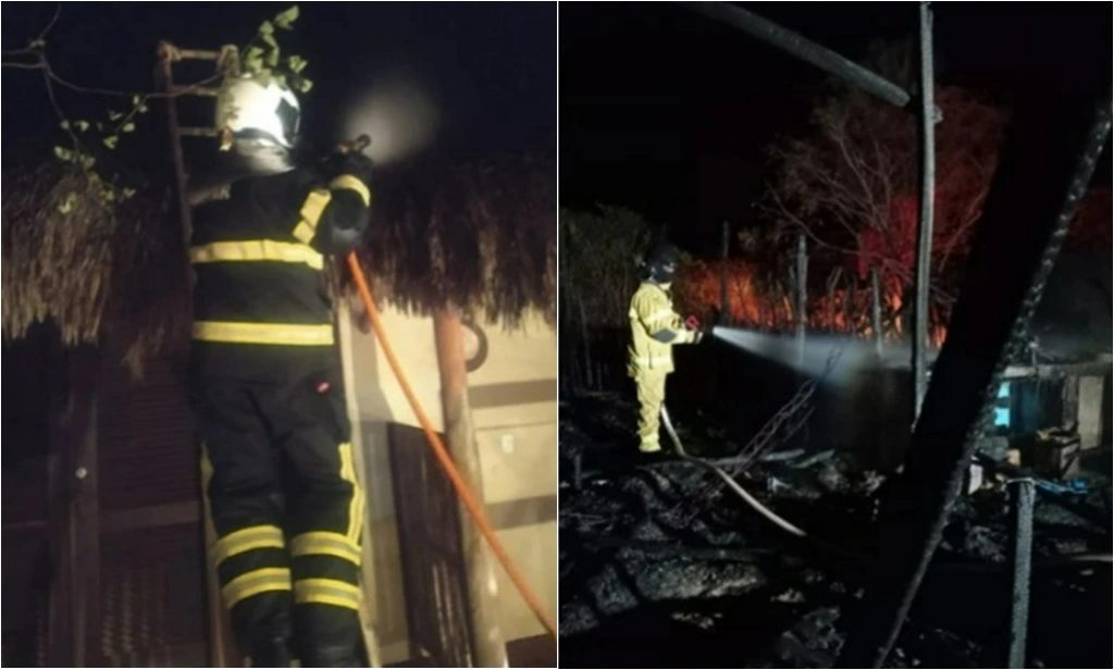 Incêndio atinge três barracas em Cajueiro da Praia