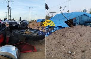 Jovem é assassinado a tiros na BR-316 na zona Sul de Teresina (Foto: Repórter 12 / Conecta Piauí) Jovem é assassinado a tiros na BR-316 na zona Sul de Teresina (Foto: Repórter 12 / Conecta Piauí)