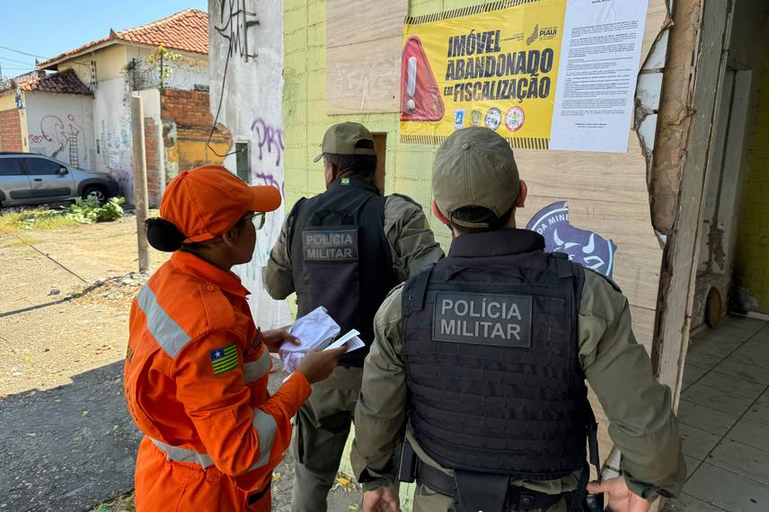 Operação para notificar mais de 200 imóveis no centro de Teresina Operação para notificar mais de 200 imóveis no centro de Teresina