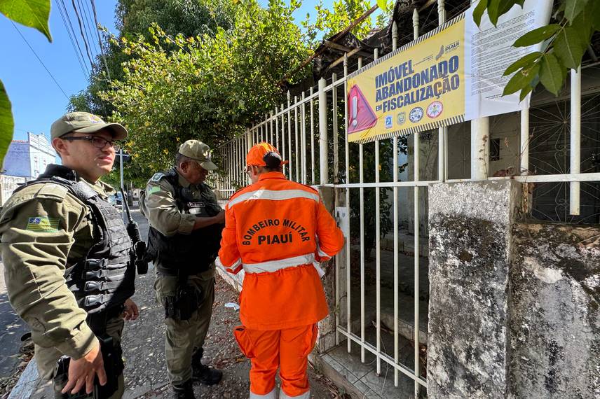 Operação para notificar mais de 200 imóveis no centro de Teresina Operação para notificar mais de 200 imóveis no centro de Teresina