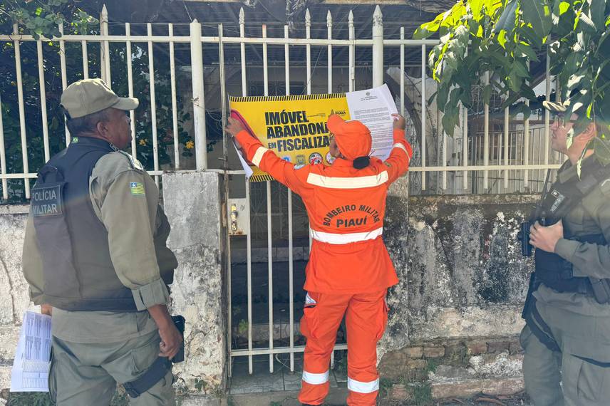 Operação para notificar mais de 200 imóveis no centro de Teresina Operação para notificar mais de 200 imóveis no centro de Teresina