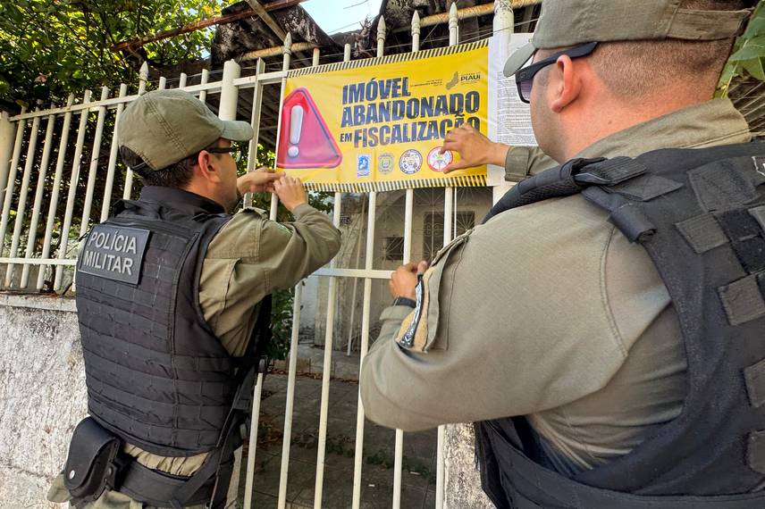 Operação para notificar mais de 200 imóveis no centro de Teresina Operação para notificar mais de 200 imóveis no centro de Teresina