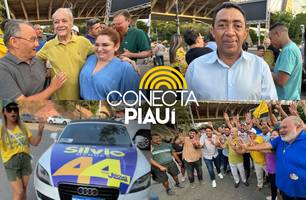Sílvio Mendes realiza adesivaço no estacionamento da Ponte Estaiada em Teresina (Foto: James/Conecta Piauí) Sílvio Mendes realiza adesivaço no estacionamento da Ponte Estaiada em Teresina (Foto: James/Conecta Piauí)