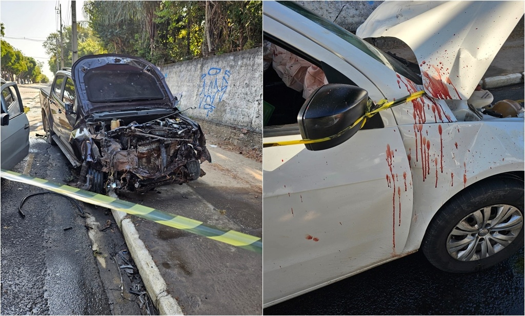 Veículos envolvidos no acidente