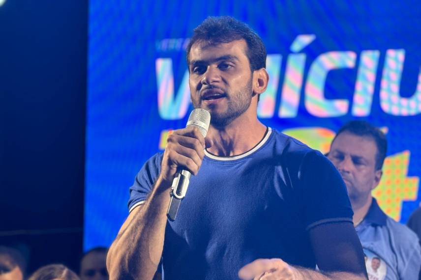 Vinicius lança candidatura a vereador de Caxias em evento com grande público Vinicius lança candidatura a vereador de Caxias em evento com grande público
