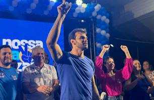 Vinicius lança candidatura a vereador de Caxias em evento com grande público (Foto: Eduardo Amorim/Conecta Piauí)