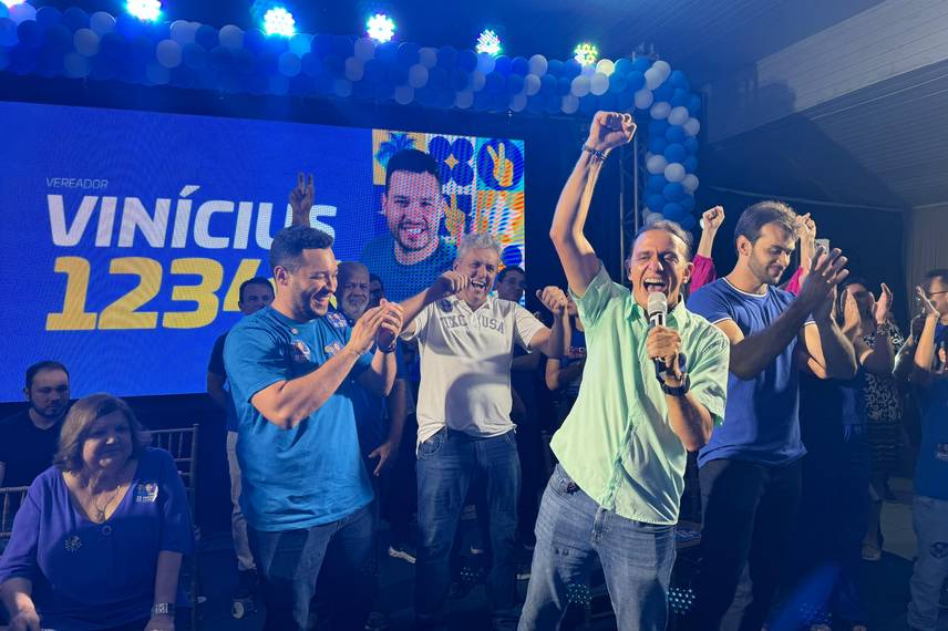Vinicius lança candidatura a vereador de Caxias em evento com grande público Vinicius lança candidatura a vereador de Caxias em evento com grande público