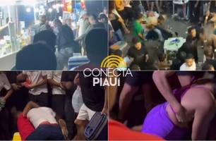 Brigas marcam primeira noite de shows no aniversário de 122 anos de Uruçuí (Foto: Reprodução) Brigas marcam primeira noite de shows no aniversário de 122 anos de Uruçuí (Foto: Reprodução)