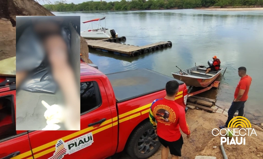 Corpo de homem é encontrado apenas com sunga no Rio Parnaíba, zona Sul de Teresina