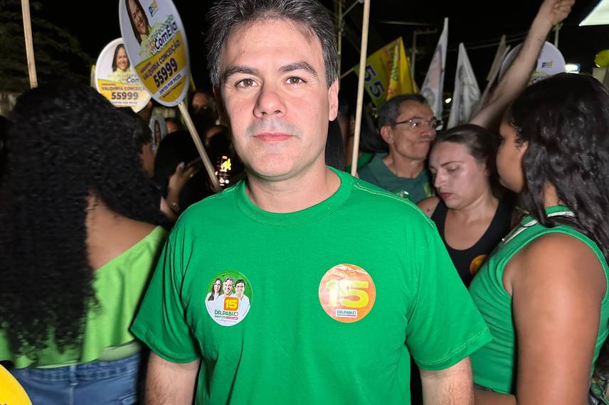 Dr. Pablo Santos realiza grande caminhada com Rafael Fonteles em Picos Dr. Pablo Santos realiza grande caminhada com Rafael Fonteles em Picos